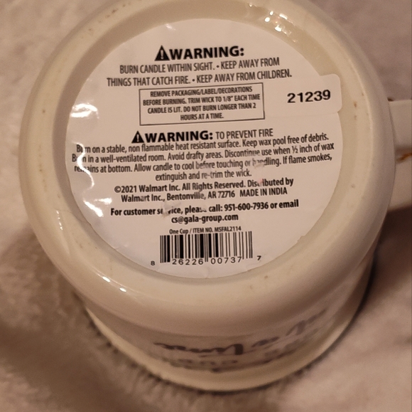 NWT! Coffee Mug Candle (Take Life One Cup At A Time) 13oz - Picture 5 of 5
